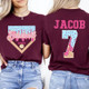 Personalized Baseball Drip Mama Shirt, Custom baseball jersey