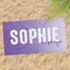 Solid Bold Font Style Personalized Beach Towel Personalized Name Bath Towel