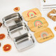 Personalized Rainbow Lunch Box for Children,Stainless Steel Lunch Box