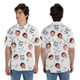 Best Dad By Par Polo Shirt with Custom Kid Face Photo Portrait, Father's Day Gift