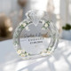 Personalised Engagement Keepsake Plaque, Clear Acrylic Block