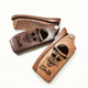 Customized Carved Beard Comb, Personalized Wooden Comb
