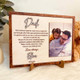 Personalized Father of the Gift from  Wedding Gift Dad Sign, Father's day Gift