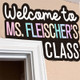 Personalized Name Doorframe Corner Sign, Custom Classroom School Decor