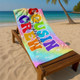 Personalized Beach Towel, Family Vacation Gift, Towel For Kids