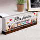 Custom Name Plate for Desk, Teacher Name Plate, Psychologist Gift
