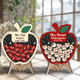 Personalized Teacher Apple Magnet, Thank You Teacher Gifts