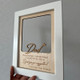 Birthday gift for dad - You're the best! Wooden picture with personalized engraving