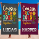 Custom Cousin Crew Beach Towel, Matching Cousin Trip Gift