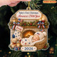 Personalized Baby's 1st Christmas America 250th Anniversary Ornament
