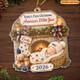 Personalized Baby's 1st Christmas America 250th Anniversary Ornament