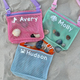 Personalized Seashell Zipper Mesh Back Pack Tote