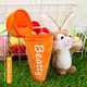 Personalized Easter Bunny Rabbit,Reversible Carrot Bunny