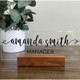 Custom Desk Name Plate, New Job Gift, Personalized Desk Plaque