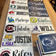 Personalized College Signs