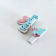 Personalized Easter Bunny Acrylic Hair Clip | Custom Name & Letter Design