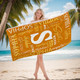 Customized Beach Towel, Fashionable Personalized Beach Blanket with Name