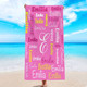 Personalized Name Beach Towel - Super Soft
