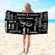 Personalized Name Beach Towel - Super Soft