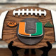 3D College Wooden Football Graduation Gift