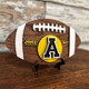 3D College Wooden Football Graduation Gift