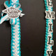 Graduation lei with name  Double braided