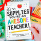 Teacher Appreciation Gift Tag  Acrylic Tag