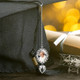 Custom Graduation Tassel Photo&Text Charm with Angel Wing