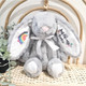 Personalised Easter Bunny, Rainbow Baby, Baby Gift, Gift For Her, Gift For Him