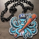 Custom Sports Turnover Chain, Oversized Medallion, Team mascot, Custom Colors