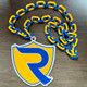 Custom Sports Turnover Chain, Oversized Medallion, Team mascot, Custom Colors