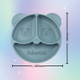 Personalised Silicone Weaning Set, Engraved Baby Name Plate, Custom Weaning Set for Baby Kids