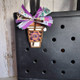 Coffee Lover Bag Charm- Iced Coffee Cheetah