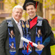Custom Graduation Stole with photos, Your School Colors Personalized Stole