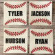 Personalized Baseball Softball Soccer Football Cheer Number Sticker
