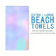 Personalized Name Beach Towel