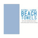 Personalized Name Beach Towel