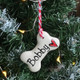 Dog Christmas decoration, personalised Christmas decoration