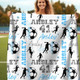 Custom Name Soccer Blanket, Personalized Soccer Girl