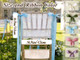 Personalized Lace Just Married Wedding Chair Sash | Custom Bride Groom Chair Banner