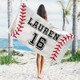 Themed Beach Towel - Personalized Name & Team Design-Customized Towel