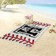 Themed Beach Towel - Personalized Name & Team Design-Customized Towel