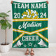 Custom Cheerleading Blanket Personalized Name Senior Cheer Gift
