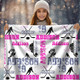 Ice Hockey Girl Personalized Blanket, Custom Name Hockey Throw
