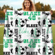 Custom Name Soccer Blanket, Gift for Soccer Player