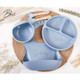 Personalized Silicone Weaning Set,Cartoon Weaning Set for Toddler Baby Kids