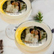 Personalized Edible Photo Wedding Drink Toppers/Custom Drink Toppers