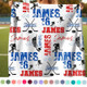 Ice Hockey Boy Personalized Blanket, Custom Name Hockey Throw