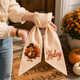 Thanksgiving Wreath Sash, Personalized Pumpkin Monogram Door Sash