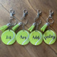 Bag Tag Sport Team, Keychain, Personalized Sport Tags